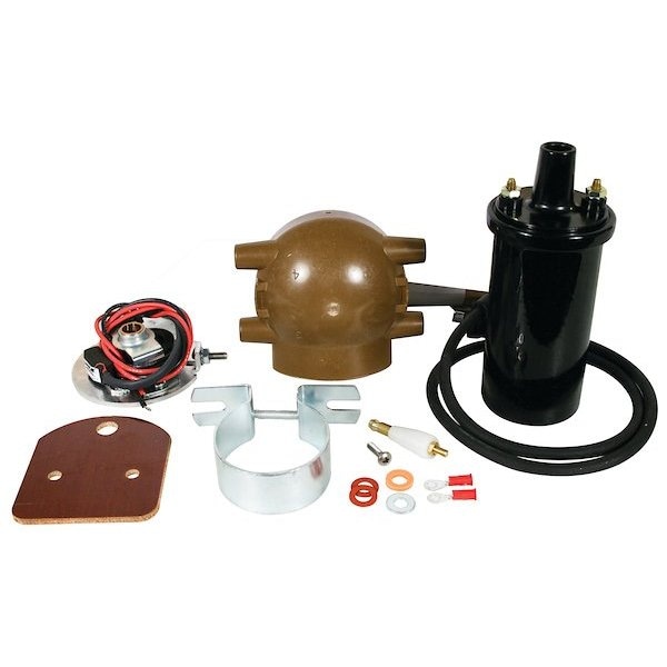 Ignitor & Coil Conversion Kit; 12 Volt, Negative Ground 7" x7.25" x3.25"